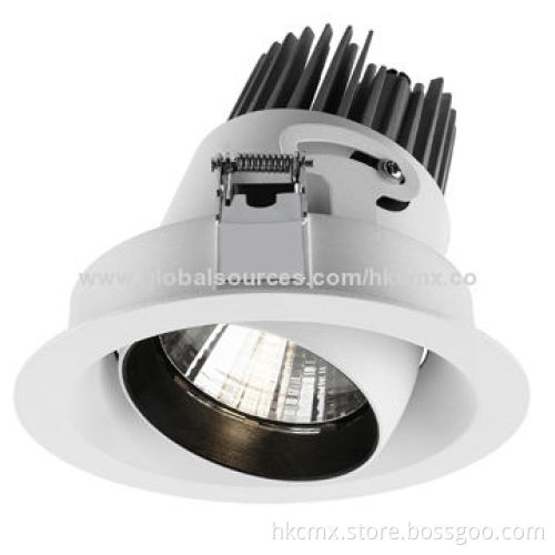 Adjustable 33W Sharp LED Downlight, 750lm with LENS, TUV, CE Marks